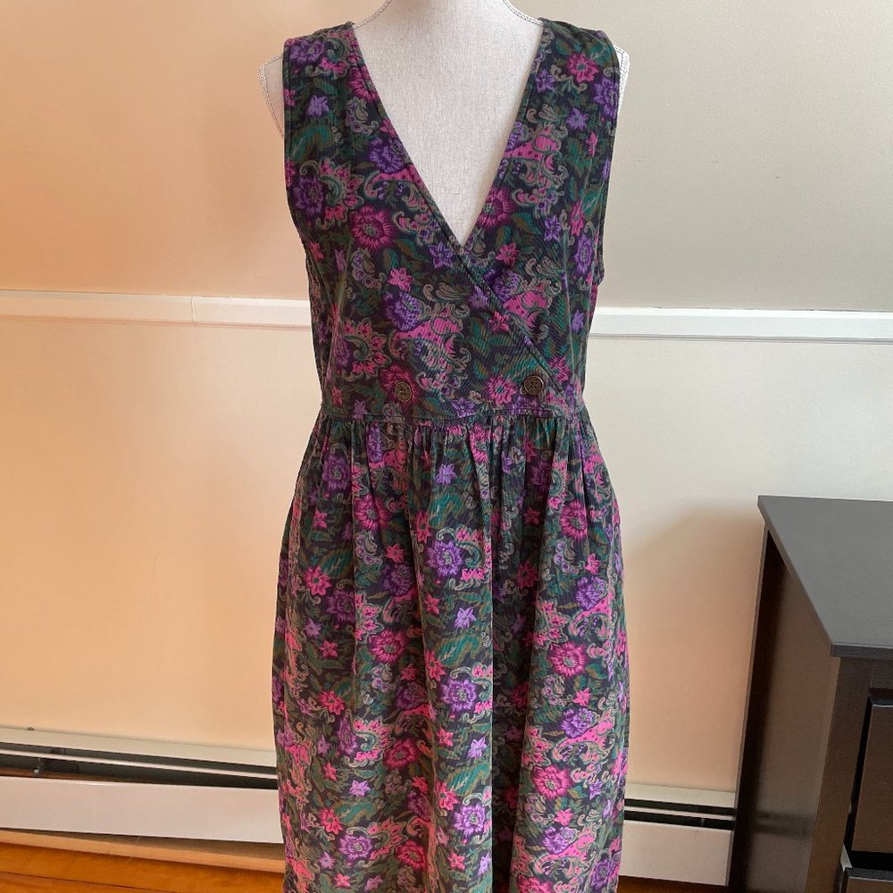 Vintage Eddie Bauer Corduroy Dress